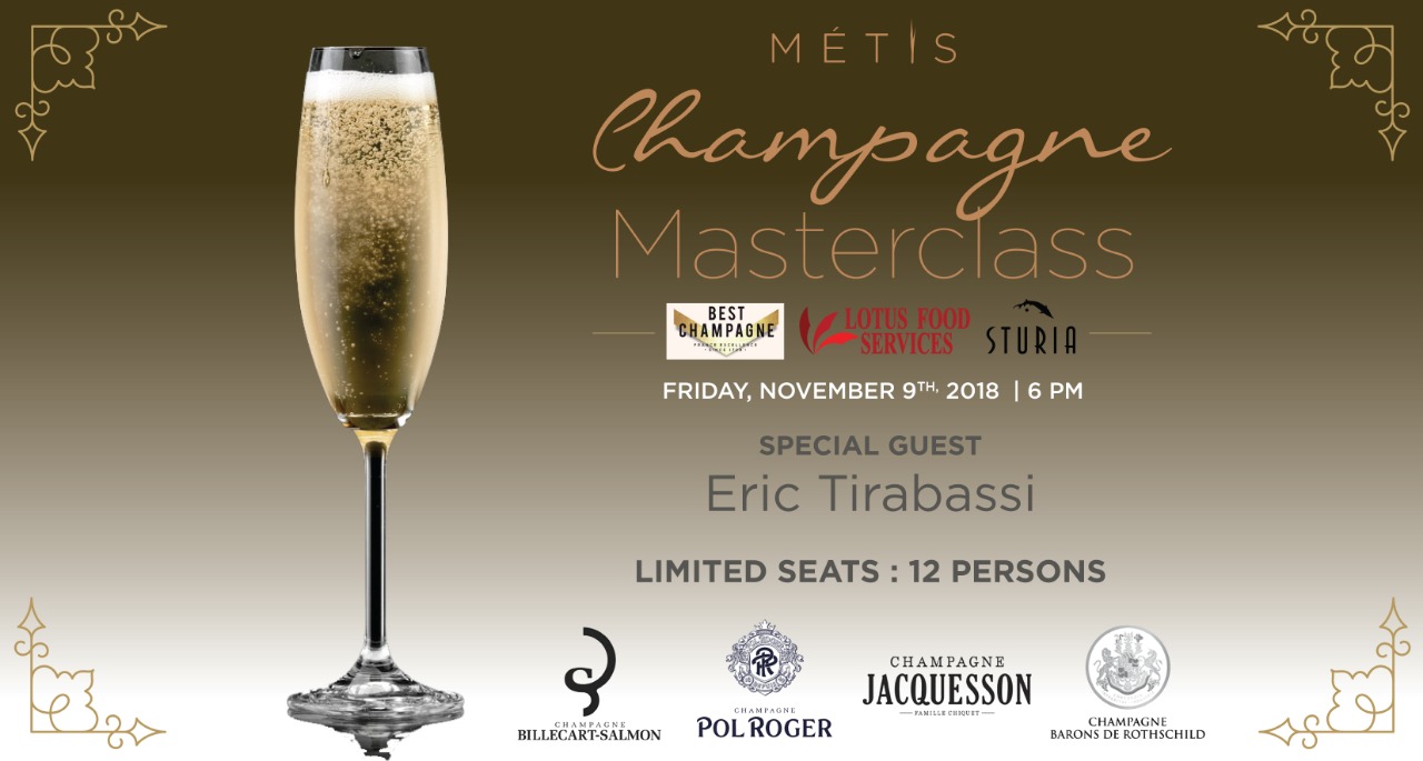 Champagne Masterclass Metis Bali 