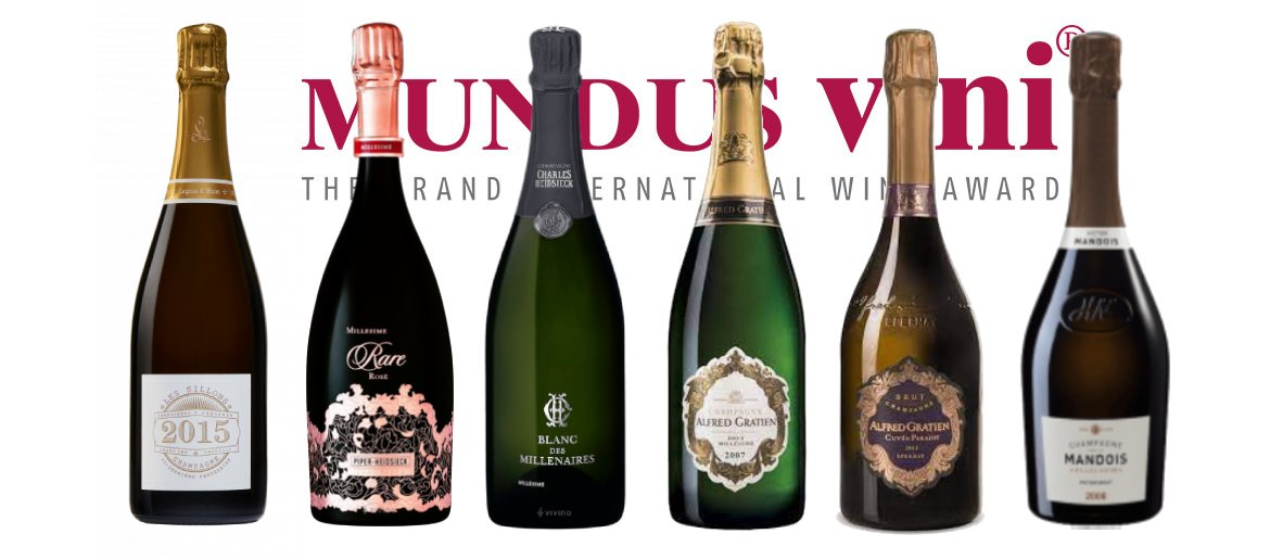 Champagne Grand Gold medals at Mundus Vini 2022